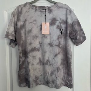 🖤🤍Playboy X Misguided Toft Tie Dye Tee🤍🖤NWT